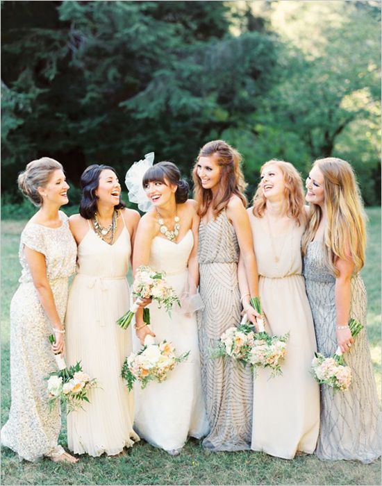 Mixed clearance bridesmaid dresses