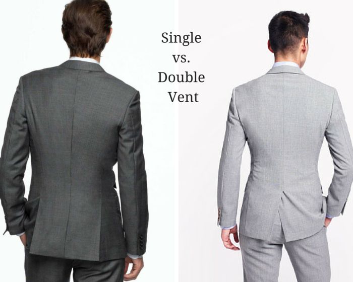 Double Vs Single Vent Suit at Kim Fry blog