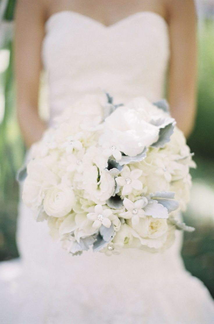 White rose bouquet