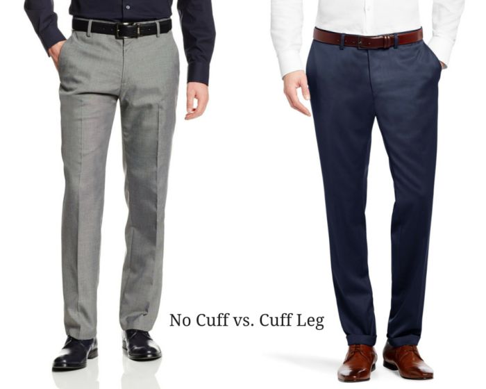 Are Flat Front Trousers with Cuffs Wrong  Bond Suits