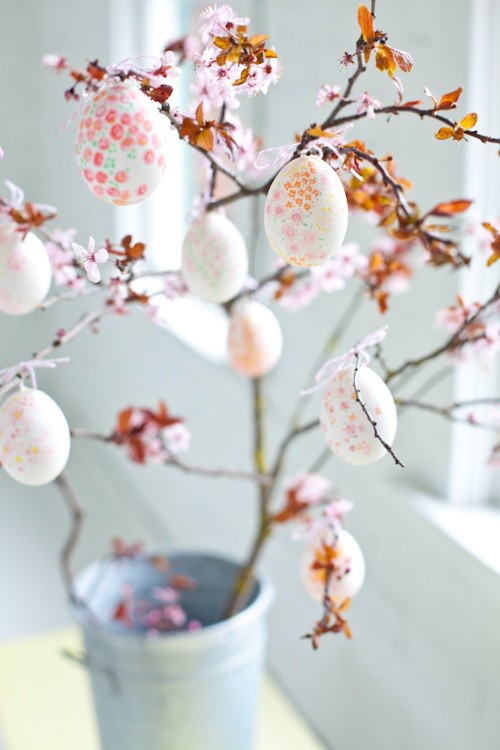 Pastel Easter tree