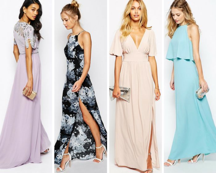 Pastel colored maxi outlet dress