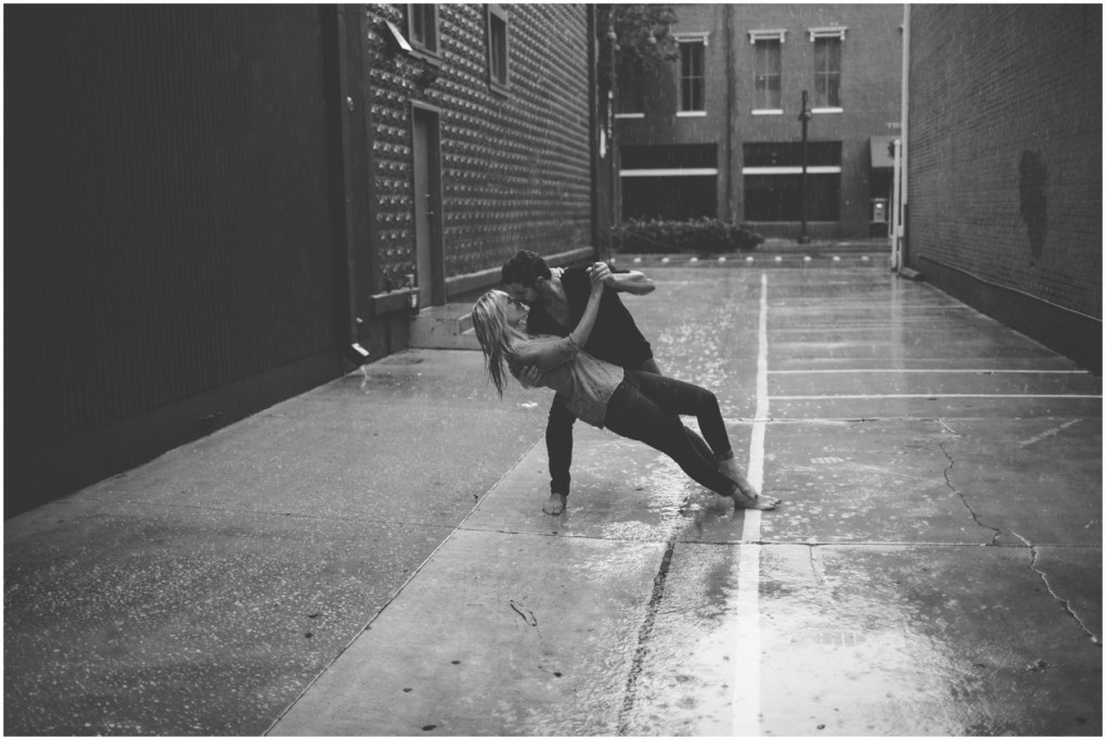 Alley engagement shoot