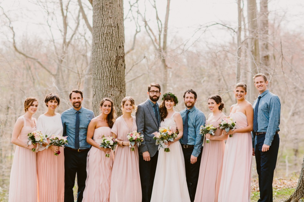 Uneven bridal party