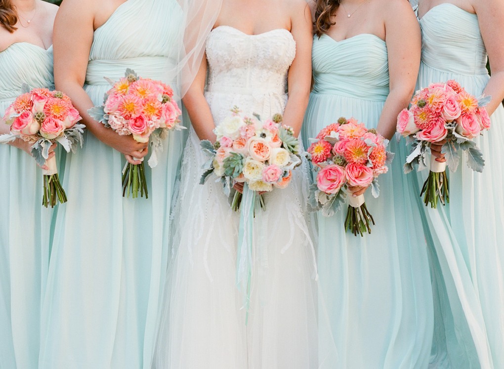 turquoise bridesmaids