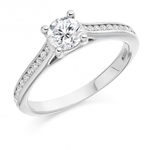 Weir & Sons Platinum & Diamond Engagement Ring, €3250