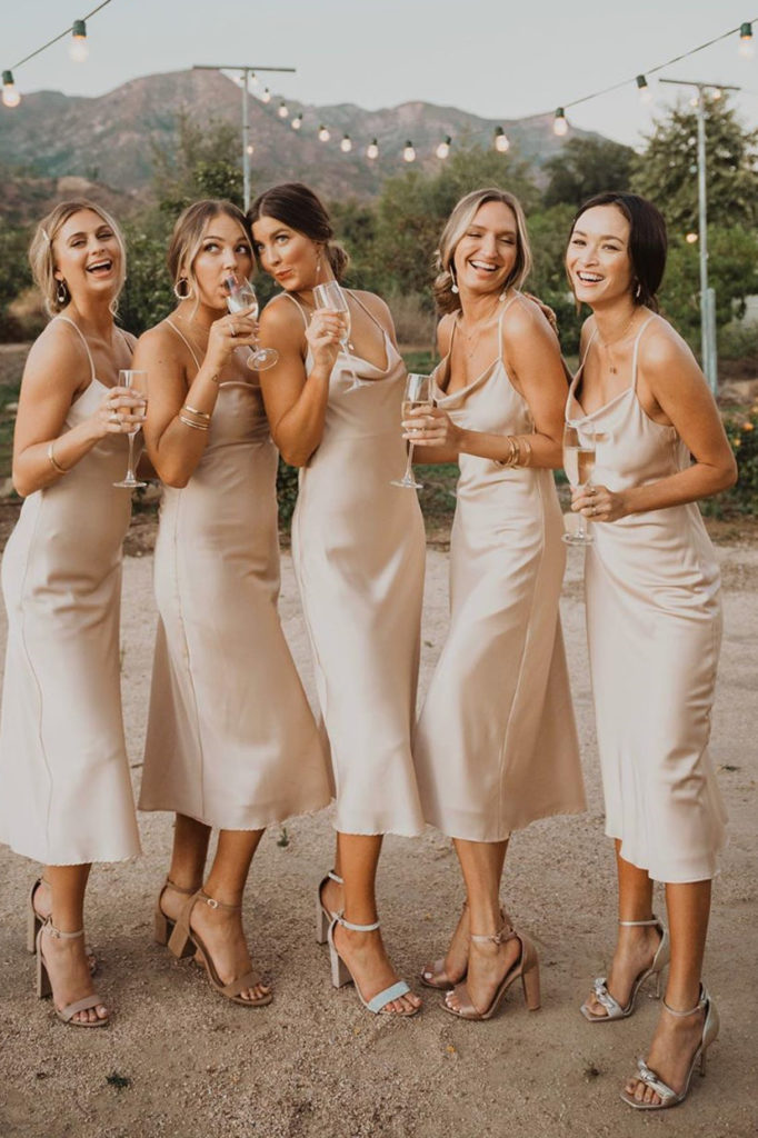 Trending bridesmaid outlet dresses