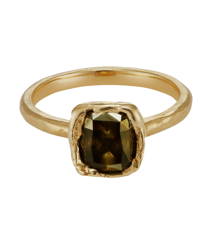 Brown Diamond engagement ring trends